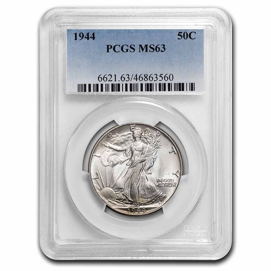 1944 Walking Liberty Half Dollar MS-63 PCGS