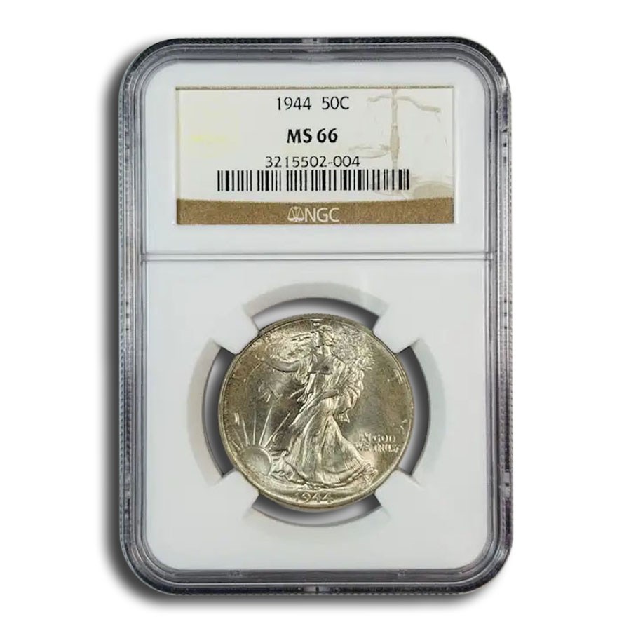 1944 Walking Liberty Half Dollar MS-66 NGC
