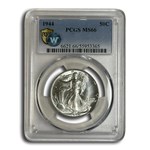 1944 Walking Liberty Half Dollar MS-66 PCGS