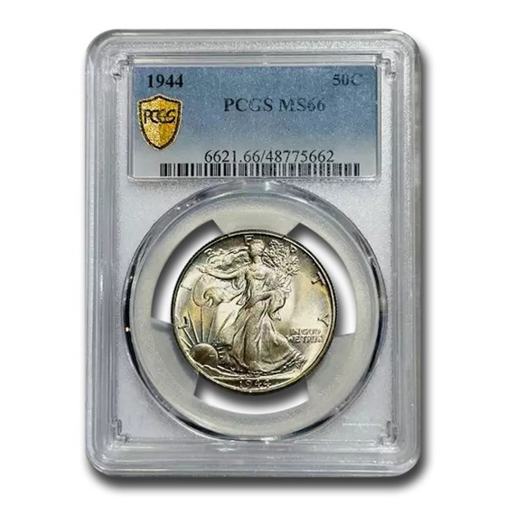 1944 Walking Liberty Half Dollar MS-66 PCGS 1944 Walking Liberty Half Dollar MS-66 PCGS
