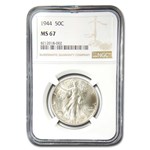 1944 Walking Liberty Half Dollar MS-67 NGC