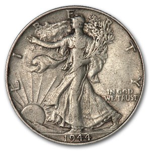 1944 Walking Liberty Half Dollar XF 1944 Walking Liberty Half Dollar XF