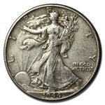 1944 Walking Liberty Halves 20-Coin Roll XF
