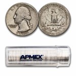 1944 Washington Quarter 40-Coin Roll Avg Circ