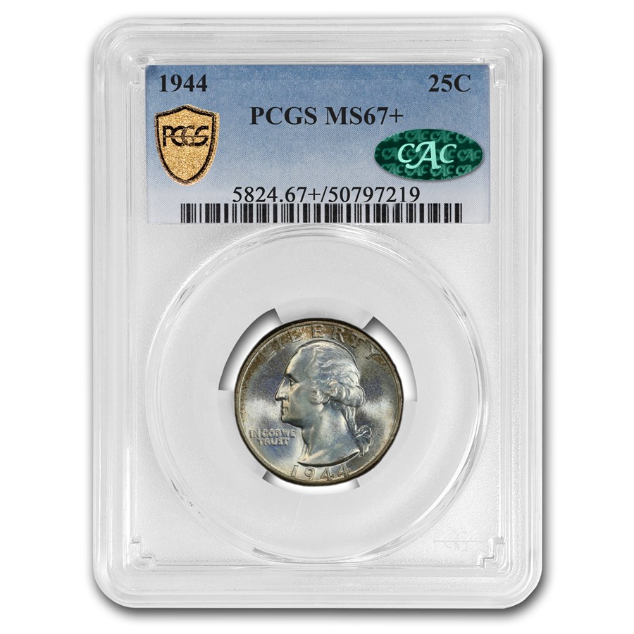 1944 Washington Quarter MS-67+ PCGS CAC