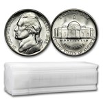 1945-D 35% Silver Wartime Jefferson Nickel Roll BU