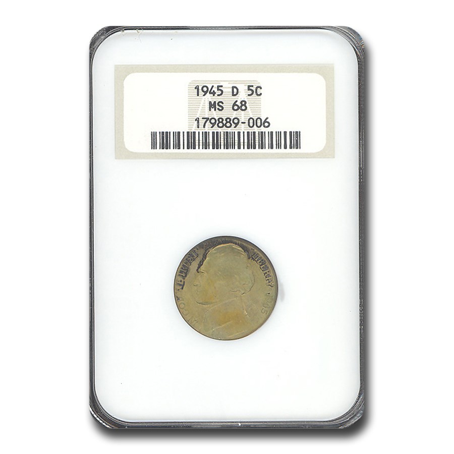 1945-D Jefferson Nickel MS-68 NGC