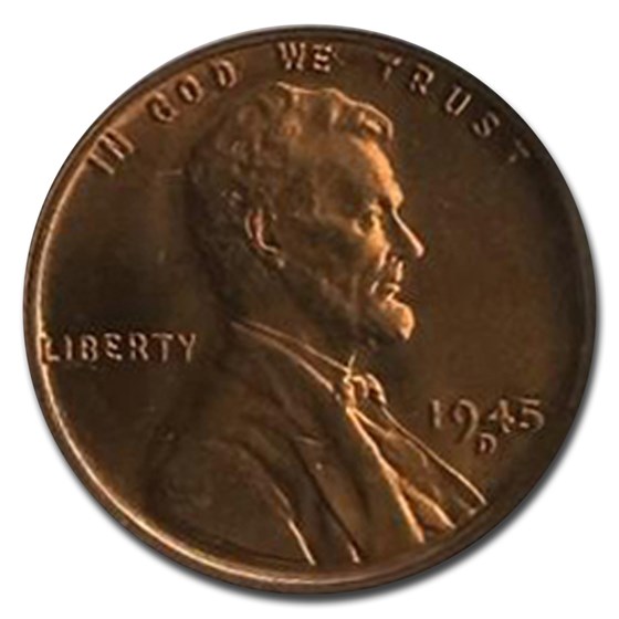 1945-D Lincoln Cent MS-67 NGC (Red) 1945-D Lincoln Cent MS-67 NGC (Red)