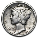 1945-D Mercury Dime Good/VF