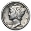 1945-D Mercury Dime Good/VF