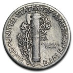 1945-D Mercury Dime Good/VF