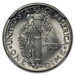 1945-D Mercury Dime MS-66 NGC (FB)