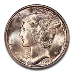 1945-D Mercury Dime MS-67+ PCGS CAC (FB)