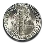 1945-D Mercury Dime MS-67 PCGS (FB)