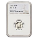 1945-D Mercury Dime MS-68 NGC (FB)