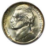 1945-D Silver Jefferson Nickel MS-67+ NGC (FS)
