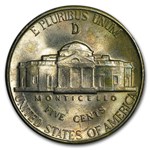 1945-D Silver Wartime Jefferson Nickel BU