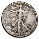 1945-D Walking Liberty Half Dollar Fine/VF