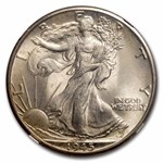 1945-D Walking Liberty Half Dollar MS-65 NGC