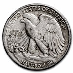 1945-D Walking Liberty Halves 20-Coin Roll XF