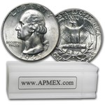 1945-D Washington Quarter 40-Coin Roll BU