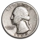 1945-D Washington Quarter Good/VF