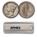 1945 Mercury Dime 50-Coin Roll Avg Circ
