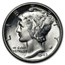 1945 Mercury Dime BU