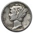 1945 Mercury Dime Good/XF