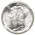 1945 Mercury Dime MS-65 NGC