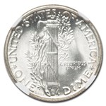 1945 Mercury Dime MS-65 NGC