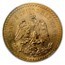 1945 Mexico Gold 50 Pesos MS-62 NGC