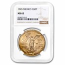 1945 Mexico Gold 50 Pesos MS-63 NGC