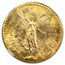 1945 Mexico Gold 50 Pesos MS-64 NGC
