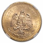 1945 Mexico Gold 50 Pesos MS-65+ NGC