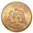 1945 Mexico Gold 50 Pesos MS-65 PCGS