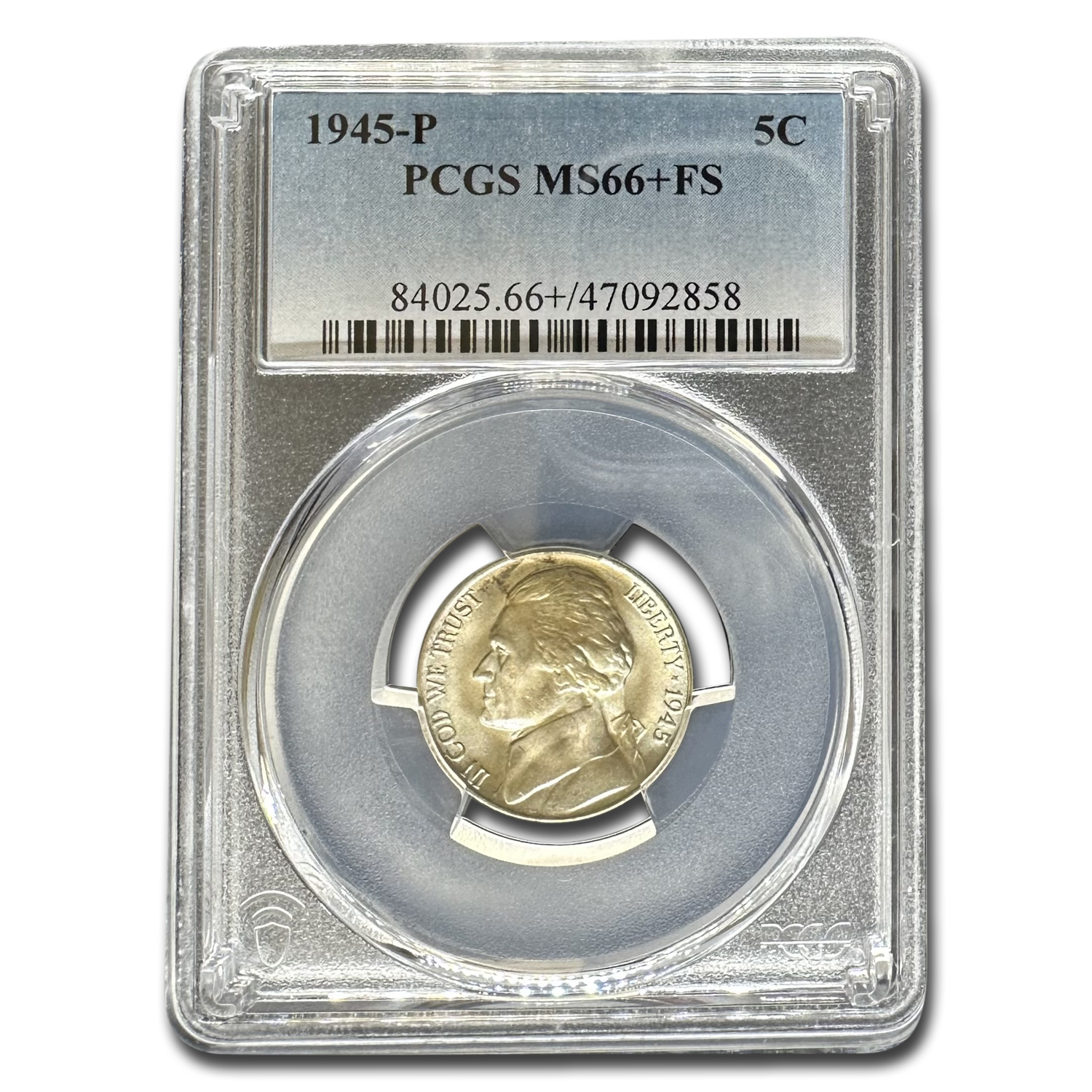 外国 オマーン 5バイサ1945年【超希少プルーフ】 PCGS-PR62 Buy 1945-P Silver Jefferson Nickel MS-66+ PCGS (FS) | APMEX