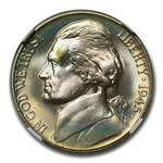 1945-P Silver Jefferson Nickel MS-67+ NGC