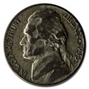 1945-P Silver Wartime Jefferson Nickel Avg Circ