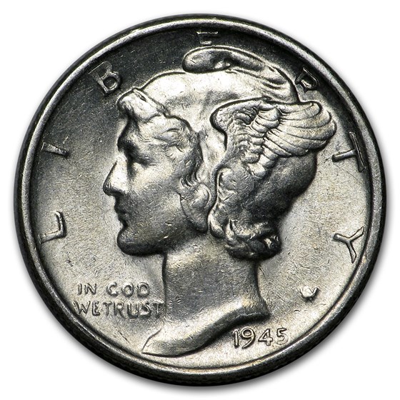 1945-S Mercury Dime BU 1945-S Mercury Dime BU