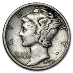1945-S Mercury Dime Fine/VF (Micro-S)