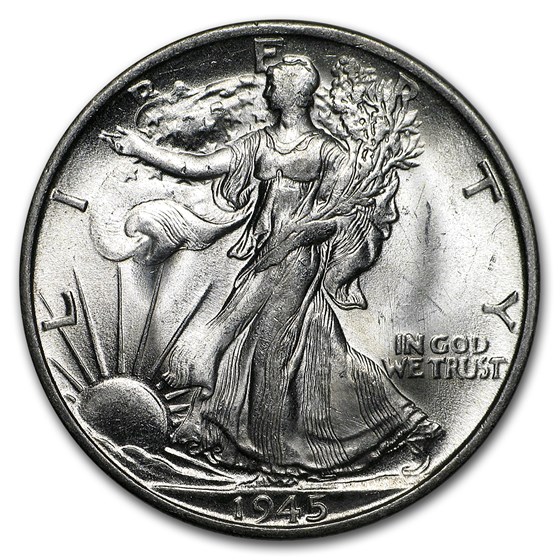 1945-S Walking Liberty Half Dollar BU 1945-S Walking Liberty Half Dollar BU