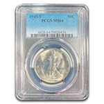 1945-S Walking Liberty Half Dollar MS-64 PCGS