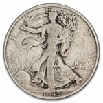 1945-S Walking Liberty Halves 20-Coin Roll Avg Circ