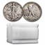 1945-S Walking Liberty Halves 20-Coin Roll XF