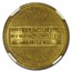 1945 Saudi Arabia Gold 4 Pound ARAMCO Philadelphia Mint MS-61 NGC