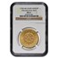 1945 Saudi Arabia Gold 4 Pound ARAMCO Philadelphia Mint MS-61 NGC
