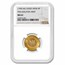 1945 Saudi Arabia Gold 4 Pound ARAMCO Philadelphia Mint MS-62 NGC