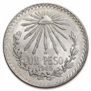 1945 Silver Mexican 1 Peso Cap & Rays BU