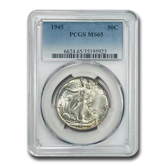 1945 Walking Liberty Half Dollar MS-65 PCGS 1945 Walking Liberty Half Dollar MS-65 PCGS
